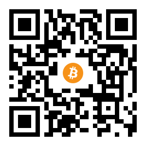 bitcoin:1Ar5bexPe6mAJLMdE8eRrC5j3RGBY1qDB2 black Bitcoin QR code