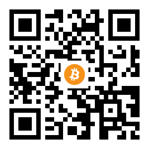 bitcoin:1ArDE1a38YjnzDbW9uxFDdaVxJEJ4TuJoa black Bitcoin QR code