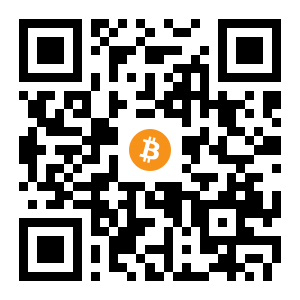 bitcoin:1AtTgnJaLGfUVnrK3H4PzwZxzRvHCsbpGt black Bitcoin QR code