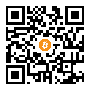 bitcoin:1AuoRLba5UwKdeH576s7VkbLBs556dSEmp black Bitcoin QR code