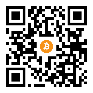 bitcoin:1AuqNJwzZYwSjKSpaRmfLihb9uhWJwGBvA black Bitcoin QR code