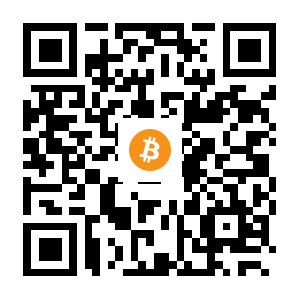 bitcoin:1AwjW36wJUG2gaEYU9p6h57FfDkKzMEJsZ black Bitcoin QR code