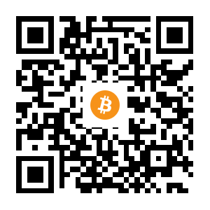 bitcoin:1Awki9SWgyR6fh7NprKZD8gXV79q2ojYK6 black Bitcoin QR code