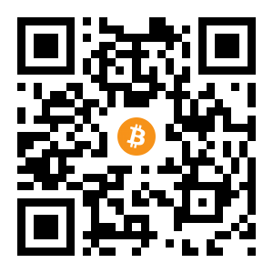 bitcoin:1Awmi4y2meMCv5vTVZphgz1QUenA8EXYLr black Bitcoin QR code