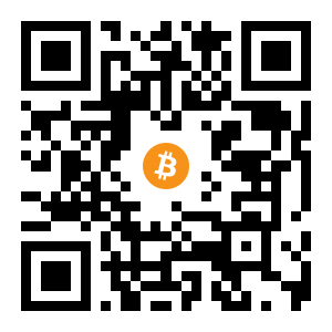 bitcoin:1AxfJ19gurqGw2cf6qKUXSAKqi2tHi4WxA black Bitcoin QR code