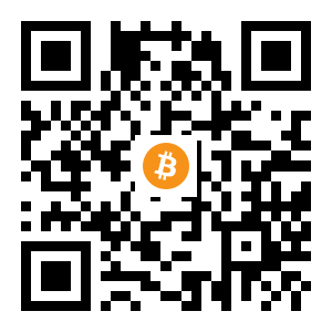 bitcoin:1AyRMUJNLf3VxK4LWsxxKExkfEhrUNpFxg black Bitcoin QR code