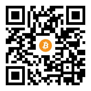 bitcoin:1Aynj2WkWSvoQ8ojxNfbLFMXePugkao9wQ black Bitcoin QR code