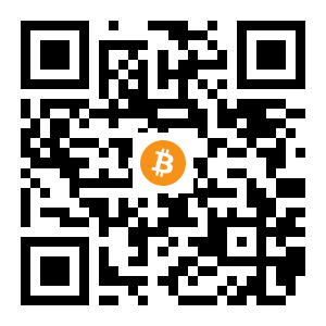 bitcoin:1Az3k215QYnsheDx9ugXErLR4sg14Ui8ki black Bitcoin QR code