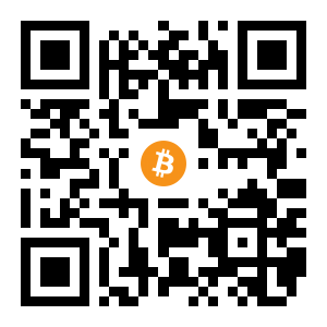 bitcoin:1AzNqmy3GvAJQzAc89YoFkSCNNSY1sWKTU black Bitcoin QR code