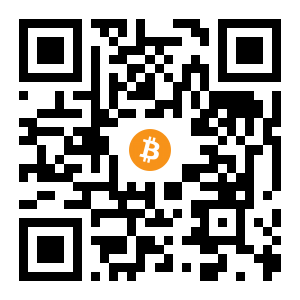 bitcoin:1B12yhaQaAAgTDL1xpETYBVLXRG6RkgPam black Bitcoin QR code