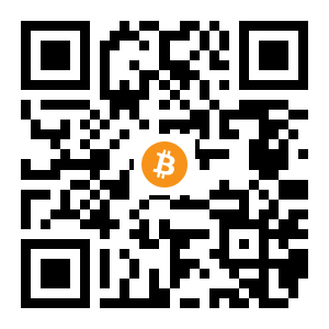 bitcoin:1B1PNVaX9KWjS9Ai7eHYa3m7ZKDEcRaQhj black Bitcoin QR code
