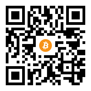 bitcoin:1B1mktueQwNbtmxPgiKqnnUgQonPud3HLZ black Bitcoin QR code