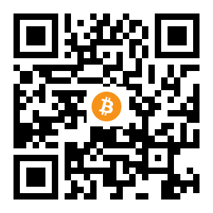 bitcoin:1B21PLNZfx3BMRCbWvQepL8WDVrvwTtgiy black Bitcoin QR code