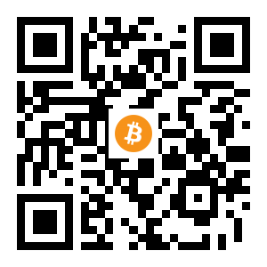 bitcoin:1B24LmUZoHQbiuWMU74vBN7NK11jnkQsS1 black Bitcoin QR code