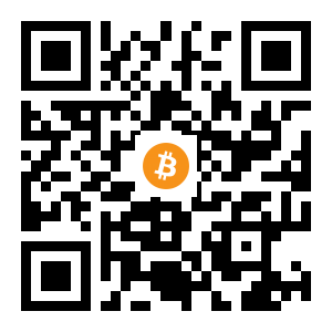 bitcoin:1B2LBnaD4Z56V1MJP8bmhPEy6xaWs5e7LZ black Bitcoin QR code