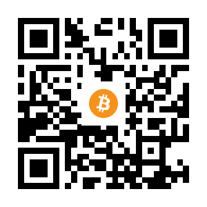 bitcoin:1B2rjPD7yKyTgeWUfbNZBPJniTa4MTizLR black Bitcoin QR code