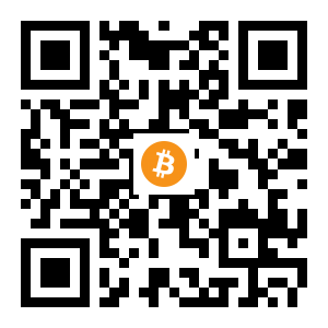 bitcoin:1B3RdSNJi7iuiLD1hEif9T6jMTRRyfgyQu black Bitcoin QR code