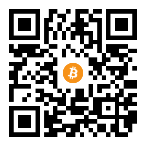 bitcoin:1B3ir4gCiyCzWVxr61HvnXM5SnoTHL1fbW black Bitcoin QR code