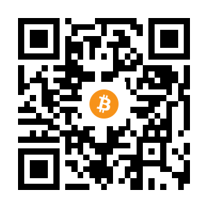 bitcoin:1B4kQ4b68Zn5wdLL7zdKFE7yW5szc6mZxg black Bitcoin QR code