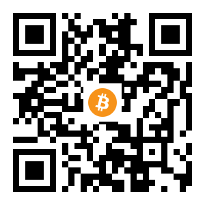 bitcoin:1B5ArUxNQnrYWrrsoECLQh5CK2maGznxUM black Bitcoin QR code