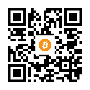 bitcoin:1B5e5XWp16LrEsiZVtm9gwrDxAEcEQn8vW black Bitcoin QR code