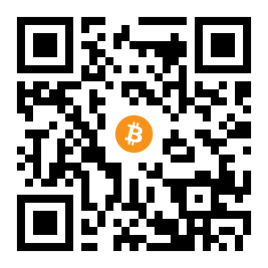 bitcoin:1B5wtAvQstVNP9j4ABNRwQGtbGY4FSHC9q black Bitcoin QR code
