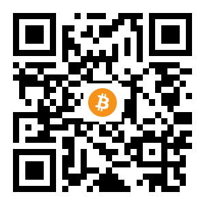 bitcoin:1B84vyd2RhLvztb5mB5D8jEUJjNcPoRnZp black Bitcoin QR code