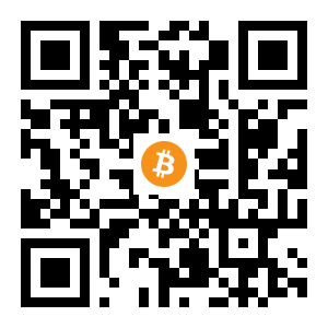 bitcoin:1B92KvhMSdhn7BTMTtmeQXnCcjCX8bNdqu black Bitcoin QR code
