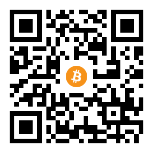bitcoin:1B959uNhJfQCRPuQuua2VJxTEXRhLKpEgf black Bitcoin QR code