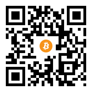 bitcoin:1BAarZtm8Sz6gKxkhADgRn6oBDNELStgWw black Bitcoin QR code