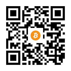 bitcoin:1BBaokzediAFLnf4j2VWgtfWKkBfSDSWpK black Bitcoin QR code