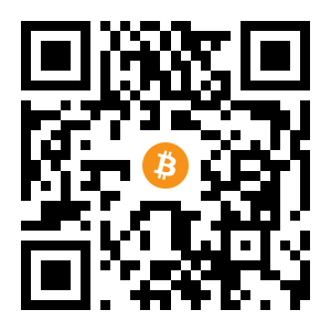 bitcoin:1BCuN8nehUBJ6brD1UBWabJyntass1STNx black Bitcoin QR code