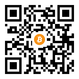 bitcoin:1BDXojwWDTGMVdukrbyjsTWFVZ8zPcZyUL black Bitcoin QR code