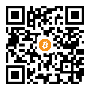 bitcoin:1BEBHUkdzh1JdH6GFdapxCGfp6GBLsEsQu black Bitcoin QR code