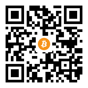 bitcoin:1BEHWbbSdHjxshfrUGkigrcbpzdFsUaSM1 black Bitcoin QR code