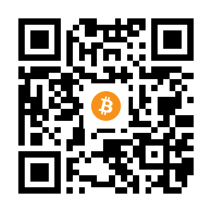 bitcoin:1BEkgDLLT6kTRCbenHg6nxwRfbC7gLFKnW black Bitcoin QR code
