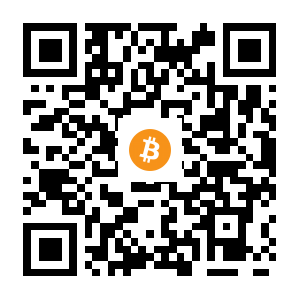 bitcoin:1BF8ixPn9p8V4iDfFUitVPdwCWWMBJXXvN black Bitcoin QR code