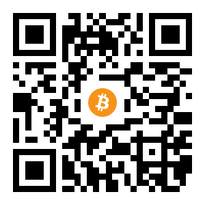 bitcoin:1BFbY153jLahxmNqBpKKxTCy6k9C3vE3qi black Bitcoin QR code