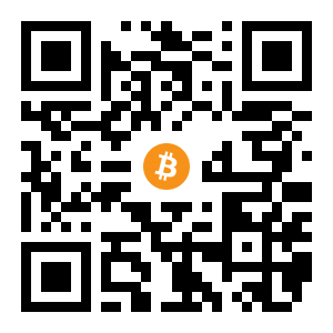 bitcoin:1BFvgVbsReGp4dS55xq2ZwWizVmL78KHto black Bitcoin QR code
