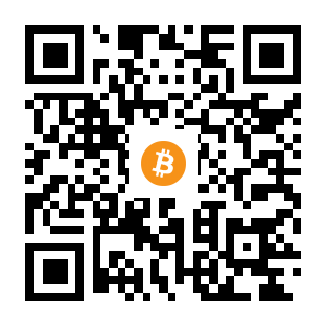 bitcoin:1BFy338gvDVv853M2rHwYmfucQwxqXN6uu black Bitcoin QR code