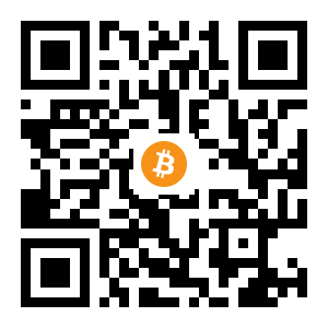 bitcoin:1BG7ca5ux3RCXG9sENKJ9Uyg62WWTncvbU black Bitcoin QR code