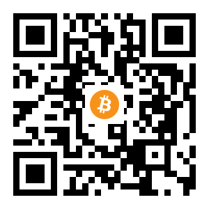 bitcoin:1BHq4Dz3CVYHSzLVGhyNjagShG5ztbr2X8 black Bitcoin QR code