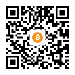 bitcoin:1BJ3K21E9PntNCaUUDcHZG5jUbQoJ5sqrv black Bitcoin QR code