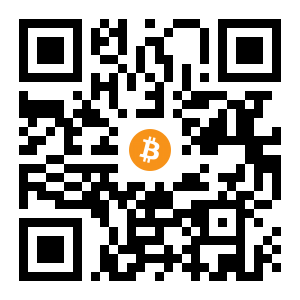bitcoin:1BJPo2n2U85j8EEPf1ANfASWSvcYijVfuf black Bitcoin QR code