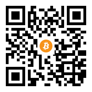 bitcoin:1BK2MEuEin7hUB3v8iczcyEfpybMWtfUCf black Bitcoin QR code