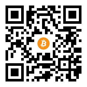 bitcoin:1BKTe3wDqBL6JFJzWphc7EM5KRB6veCy3G black Bitcoin QR code