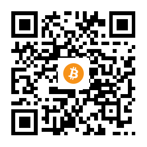 bitcoin:1BLDEWnbGHqKwTHqpSJdFgP7Ck7CVAZfEG black Bitcoin QR code