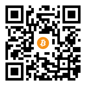bitcoin:1BLR5XpxwLYWJtQ4hixRLvqCX7Q3Rn7PXe black Bitcoin QR code