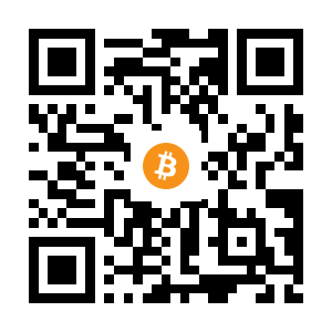 bitcoin:1BLZPpXRetpSy15iqHbfAEfxroTLV9KE7T black Bitcoin QR code