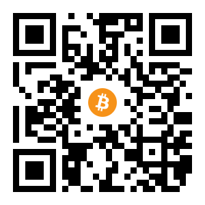 bitcoin:1BN62gu2am3YZGhqBQrXQpXtPfesWQ8JLp black Bitcoin QR code